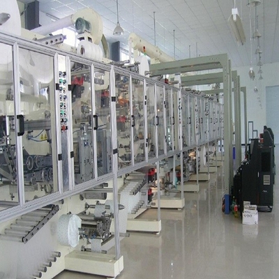 Chaîne de production féminine de serviette hygiénique équipement de Zhixue Company