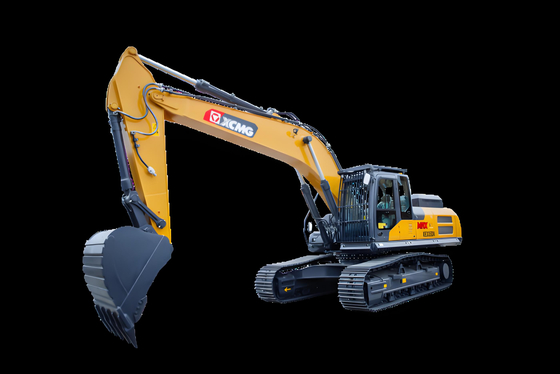 Excavatrices jaunes XCMG dans l'industrie de la construction