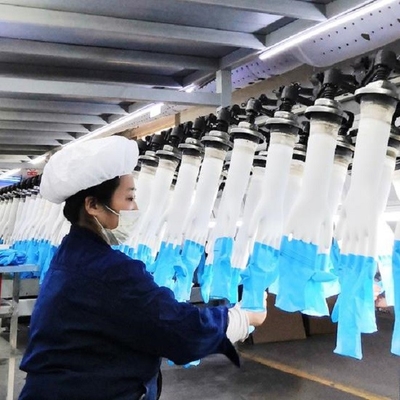 Chaîne de production de gants de caoutchouc nitrile latex médical chirurgical