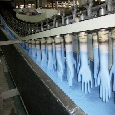 Chaîne de production médicale en caoutchouc de gants de latex AC380V 50Hz