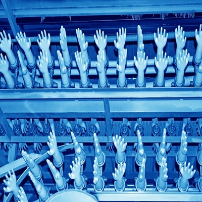 Chaîne de production médicale de gant de latex automatique 100KW 380V