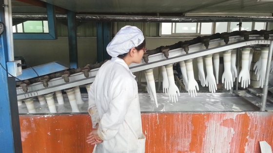 Chaîne de production médicale en caoutchouc de gants de latex 380V 50-200KW