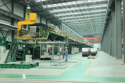 ZX société ligne de production de bobines d'acier galvanisé, équipement de production de bobines d'acier