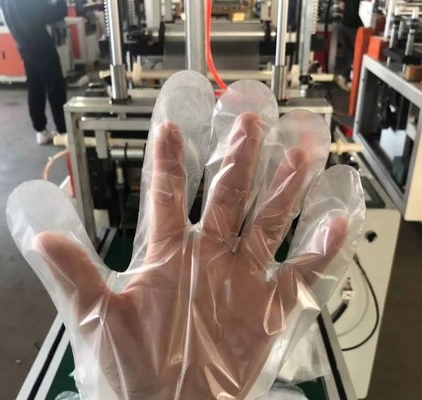 Chaîne de production en plastique de gant de PE ultra-rapide de société de ZX 	service de garantie