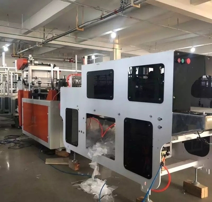 Chaîne de production en plastique de gant de PE ultra-rapide de société de ZX 	service de garantie