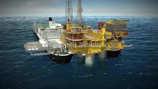 plateforme de forage pétrolière offshore Plateforme de forage offshore