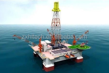 plateforme d'exploitation de champs pétrolifères offshore de la société ZX