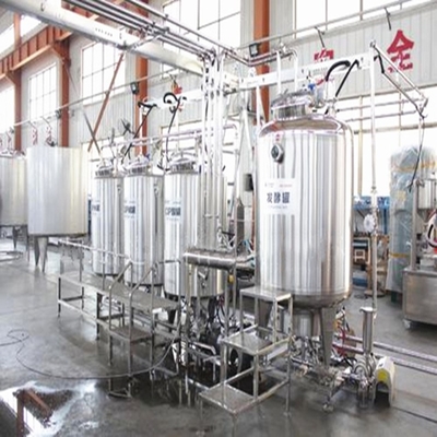 Ligne de production laitière évaporé de PLC/machine de développement adoucie de lait condensé