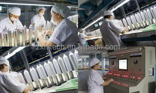 Chaîne de production ultra mince de préservatif de saveur de fruit appui en ligne