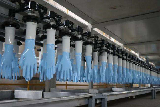 Les fournisseurs de JUBAO travaillent le gant faisant la machine pointillant la puissance de formation de moule de latex de JB SDB des ventes techniques d'air l'appui visuel de PCs