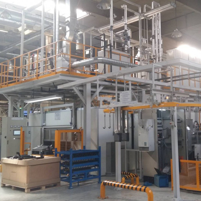 Chaîne de production automatique de revêtement en céramique équipement de anodisation en aluminium de peinture de jet