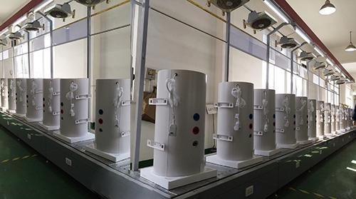 Ligne de production de chauffe-eau Équipement et machines de production de chauffe-eau