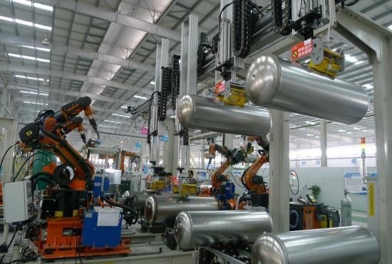 Ligne de production de chauffe-eau Équipement et machines de production de chauffe-eau