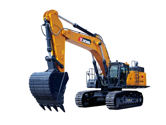 Excavatrices jaunes XCMG dans l'industrie de la construction